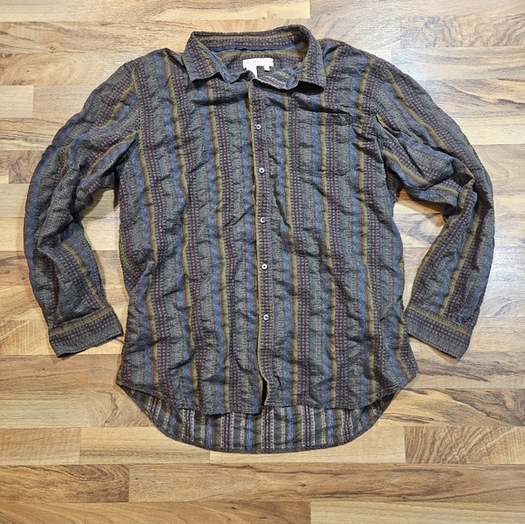 The Territory Ahead Other - The Territory Ahead XXL Men’s Shirt Boho Southwest Stripe Long Sleeve